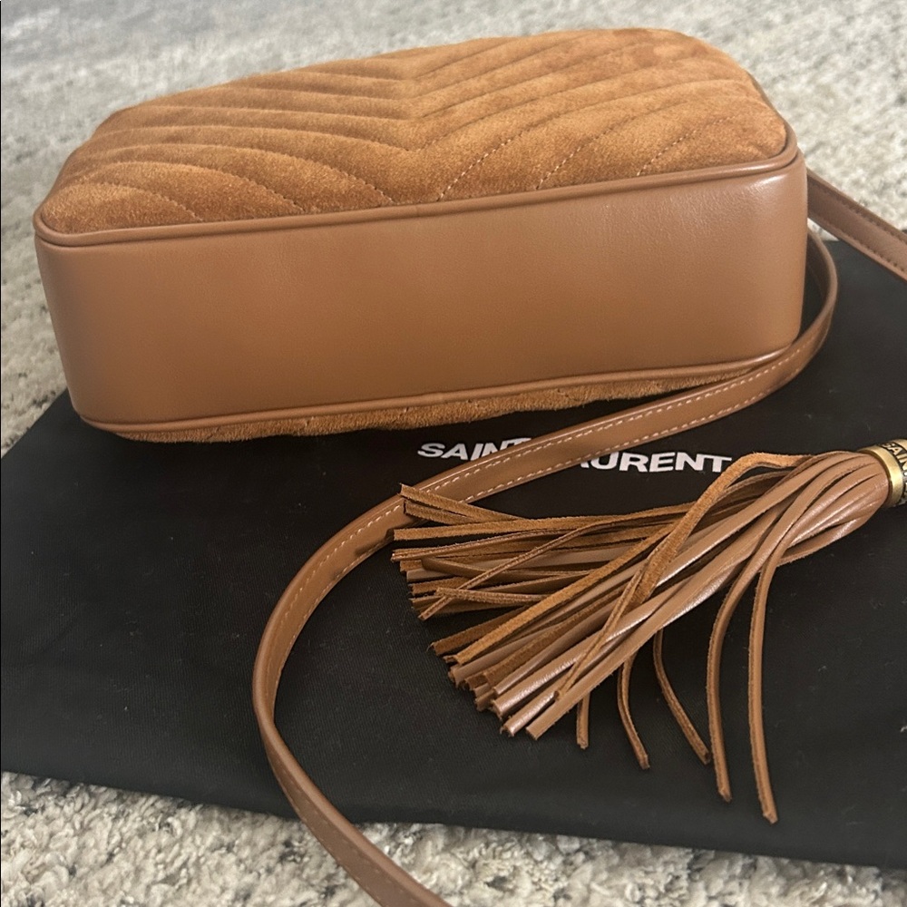 Saint Laurent Suede Lou Camera Bag - Picture 5 of 6